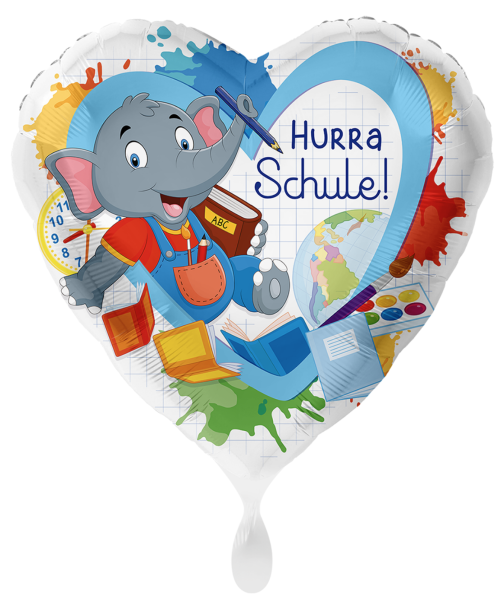 Folienballon - Schule: Elefant - ø 43cm